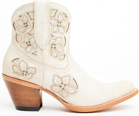 Shyanne Women's Lily Floral Embroidered Western Fashion Booties Round Toe - Bswsp22l20 in Saudi Arabia
