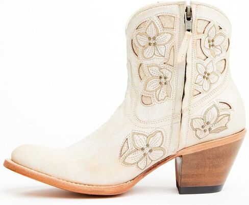 Shyanne Women's Lily Floral Embroidered Western Fashion Booties Round Toe - Bswsp22l20 in Saudi Arabia