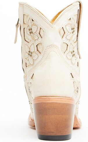 Shyanne Women's Lily Floral Embroidered Western Fashion Booties Round Toe - Bswsp22l20 in Saudi Arabia