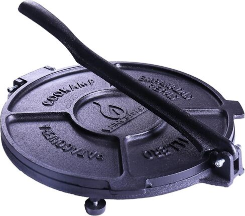 8 Inch Cast Iron Tortilla Press,Tortilla Maker,Heavy Duty Tortillera Pataconera,Flour Tortilla Press(SA085) (8 INCH) in Saudi Arabia