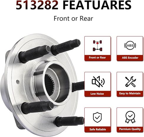 JLEO 513282 Front or Rear Wheel Hub Bearing Fits for Chevrolet Camaro 2010-2015,for Chevrolet Impala 2018-2019,for Cadillac CTS 2008-2014,for Cadillac CTS,XTS 2018-2019 Hub Assembly Replacement in Saudi Arabia