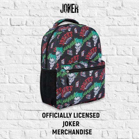 DC Comics Kids Batman Backpack - Batman ، Superman ، The Joker Superhero Bookbag for Boys Girls Foodlers and Come -Custom - Lunchbox Compatible Bag (Batman Black) in Saudi Arabia
