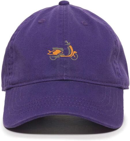 Tech Design Scooter Baseball Cap Embroidered Cotton Adjustable Dad Hat in Saudi Arabia