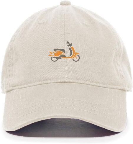 Tech Design Scooter Baseball Cap Embroidered Cotton Adjustable Dad Hat in Saudi Arabia