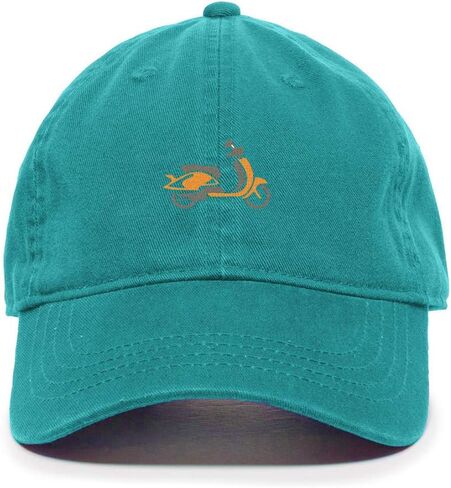 Tech Design Scooter Baseball Cap Embroidered Cotton Adjustable Dad Hat in Saudi Arabia
