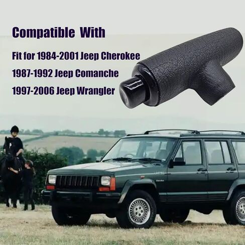 مقبض المقبض التلقائي للعتاد التلقائي ، ملاءمة لـ 1984-2001 Jeep Cherokee ، 1987-1992 Jeep Comanche ، 1997-2006 Jeep Wrangler استبدال الجزء رقم 52104028 in Saudi Arabia