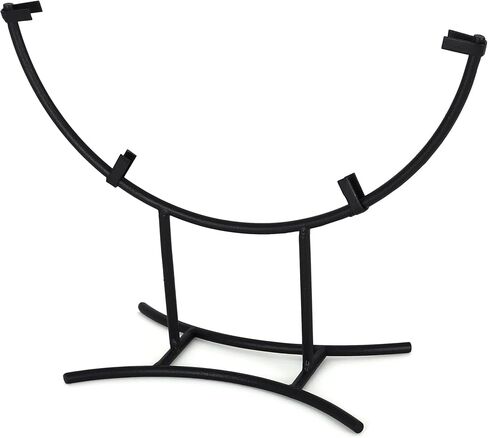Milltown Merchants Round Metal Display Stand - Hoisted Display Stand - Fused Glass Art Base - Plate Stand/Plate Holder - Round Art Panel Stand (1, 10 inch) in Saudi Arabia
