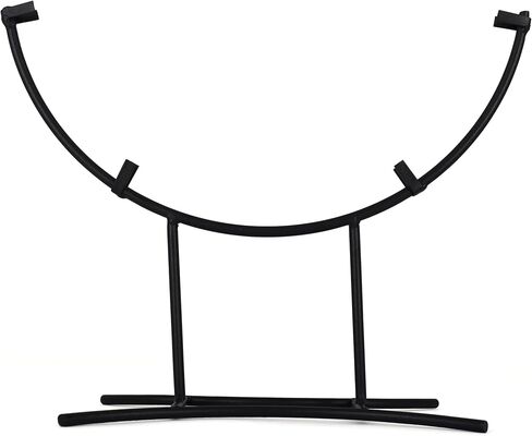 Milltown Merchants Round Metal Display Stand - Hoisted Display Stand - Fused Glass Art Base - Plate Stand/Plate Holder - Round Art Panel Stand (1, 10 inch) in Saudi Arabia