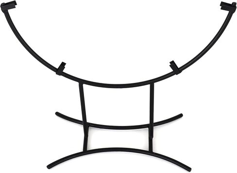 Milltown Merchants Round Metal Display Stand - Hoisted Display Stand - Fused Glass Art Base - Plate Stand/Plate Holder - Round Art Panel Stand (1, 10 inch) in Saudi Arabia