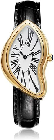 GORBEN Creative Melting Luxury Unisex Watch Small Vintage Bracelet Roman Numeral Dial, Waterproof, Business Casual Dress Watch in Kuwait