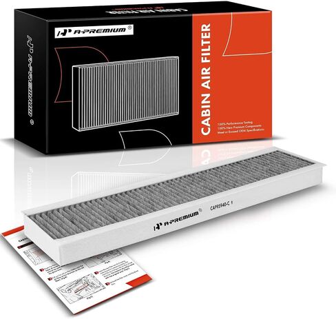 A-Premium Cabin Air Filter w/Activated Carbon Compatible with Mini Cooper 2002-2008, Replace# 64311496711 in Saudi Arabia