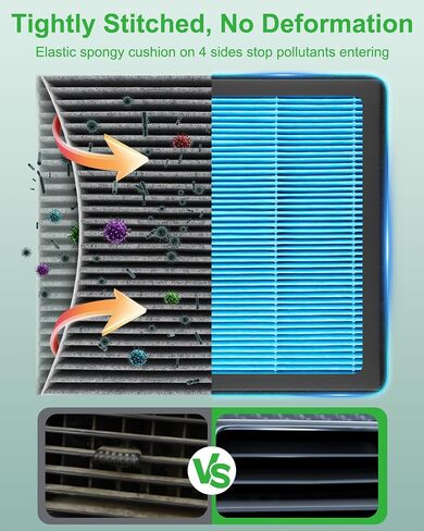 CF11966 HEPA Cabin Air Filter مع الكربون المنشط لشيفروليه سيلفرادو ، تاهو ، كولورادو ، كروز ، الاعتدال ، إمبالا ، ماليبو ، بليزرترافيرس ؛ لبويك لكاديلاك in Saudi Arabia