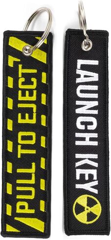x xotic tech 2pcs Keychain Tag with Key Ring for Motorcycles, Cars, Backpack, Keys Tag Lock Luggage Embroidered Accessory in Saudi Arabia