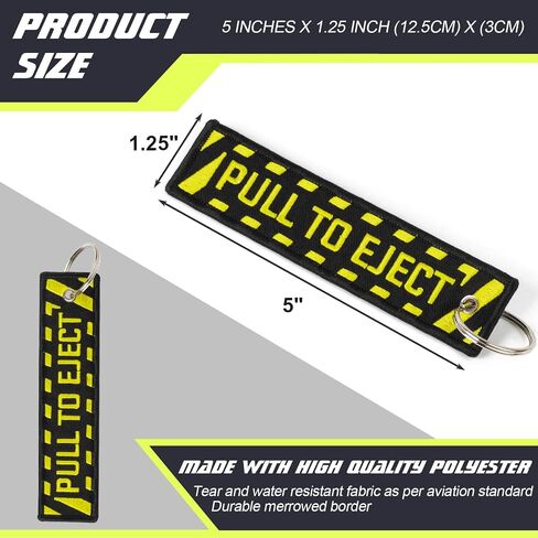 x xotic tech 2pcs Keychain Tag with Key Ring for Motorcycles, Cars, Backpack, Keys Tag Lock Luggage Embroidered Accessory in Saudi Arabia
