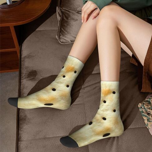 3D Funny Realistic Food Socks For Men Women Soft Breathable Crew Socks Athletic Socks in Saudi Arabia