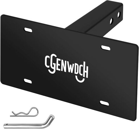 31002 Trailer Hitch License Plate Holder Bracket, Metal Universal License Plate Mount, No Drilling Required, Suitable for Trucks/SUV/RV with 2" Receiver in Saudi Arabia