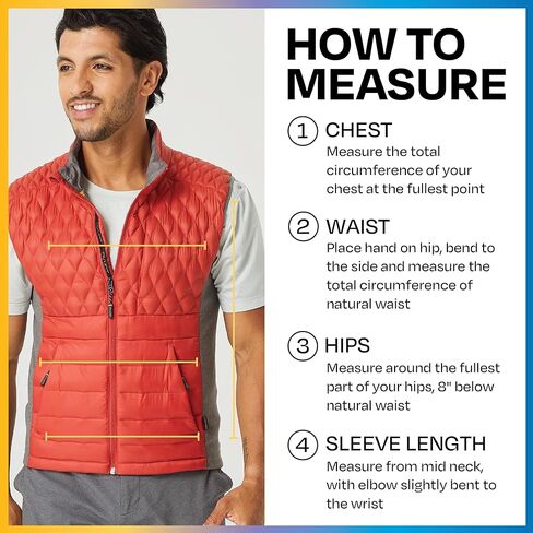 Men’s Dash Weighted Quilted Vest, Weighted Blanket Inspired Clothing for Sensory Issues in Kuwait