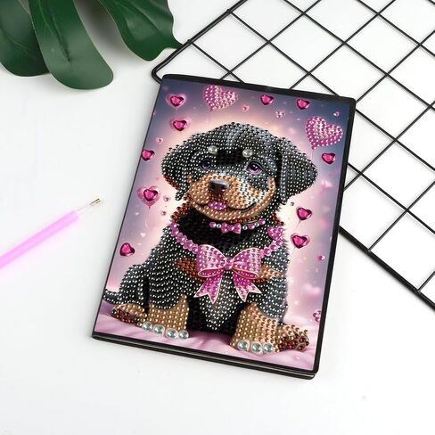 DCIDBEI 2 Pack Diamond Painting Notebook A5 Blank Diamond Painting Notebooks Diamond Art Secret Journal Sketchbook for Adults Birds and Flowers Hummingbird Sketchbook Diamond Art Journal in Kuwait