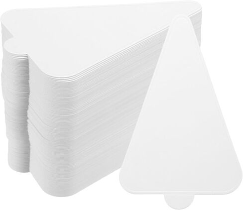 uxcell 200pcs Mini Cake Boards, Mousse Cake Cardboards Triangle Cake Bases Plates Cupcake Dessert Displays Base Tray for Cupcakes, Cakes, Dessert Base - Grease Proof (Gold) in Saudi Arabia