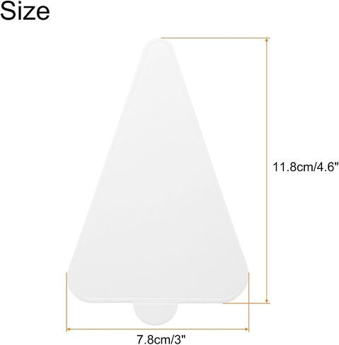 uxcell 200pcs Mini Cake Boards, Mousse Cake Cardboards Triangle Cake Bases Plates Cupcake Dessert Displays Base Tray for Cupcakes, Cakes, Dessert Base - Grease Proof (Gold) in Saudi Arabia