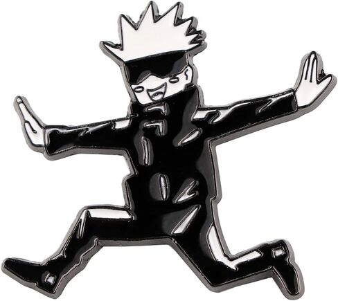 Satoru Gojo Jujutsu Kaisen Anime Manga 1.5" Enamel Pin Badge in Saudi Arabia