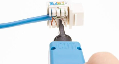 CAT5E Keystone ethernet جدار جدار اللكم لأسفل UTP 45 درجة (إنهاء أسهل من 90 درجة) ، RJ45 Slim Profile Feed Condination Black 45 ° الزاوية (100 حزمة) in Kuwait