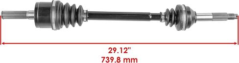 Caltric الخلفية الخلفية اليمنى واليسرى محاور مفصل السيرة الذاتية كاملة متوافقة مع Kawasaki teryx 750 KRF750 4x4 2008 2008 2010 2011 in Saudi Arabia
