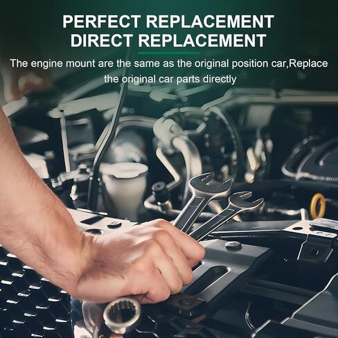 SCITOO Engine Motor Mount and Transmission Mount and Torque Strut Mount Set For Hyundai Accent 2012-2017 For Hyundai Elantra 2011-2016 For Hyundai Elantra Coupe 2014 Replace OE A71029 A71004 A71020 in Saudi Arabia