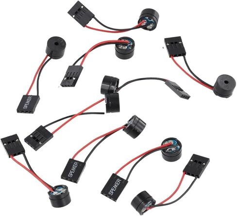 10PCS Computer Motherboard Onboard Case Buzzer Mini Speaker Beep Alarm Beep Speaker in Saudi Arabia