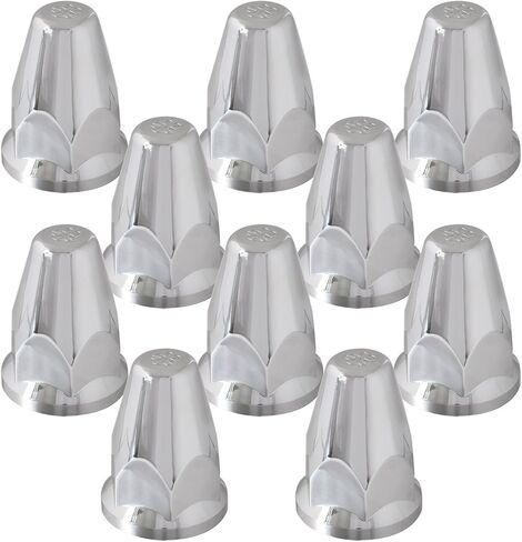GG Grand General 10275SP Chrome 33mm x 2-5/8" Plastic Push-On Nut Cover with Flange and Stainless Steel Clips in Saudi Arabia