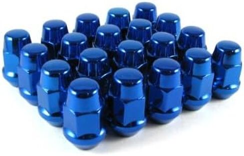 EZAccessory Chrome Lug Nuts Bulge Acorn 7/16" Thread Size (Pack of 20) in Saudi Arabia