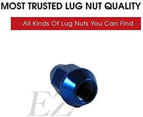EZAccessory Chrome Lug Nuts Bulge Acorn 7/16" Thread Size (Pack of 20) in Saudi Arabia