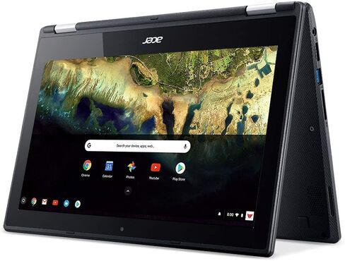 أيسر - Chromebook Spin 311| كمبيوتر محمول بشاشة تعمل باللمس 11.6 بوصة 2 في 1|MediaTek Kompanio 500 MT8183C|4GB LPDDR4X|64GB eMMC (فضي نقي) (CP311-3H-K5WQ) (متجدد) in Saudi Arabia