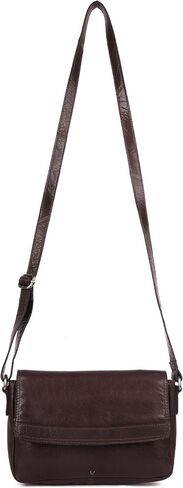 Genuine Leather Crossbody Sling Bag for Women - Trendy Casual Bag with Adjustable Strap in Saudi Arabia