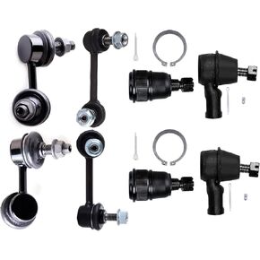 Scitoo 8pcs التعليق الأمامي مجموعة Rod Rod End Fit 2003-2011 لـ Honda Element Lower Ball Sway Bar Link in Saudi Arabia