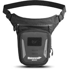 Rhinowalk Motorcycle Fuel Tank Bag, Magnetic Quick Release, with Strap, Men's Leg Waist Bag Women's Outdoor Thigh Motorcycle Riding Crossbody Bag Backpacks in Saudi Arabia