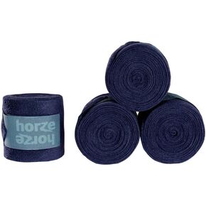 HORZE Embrace Fleece Polo Wraps | Horse, Sheep, Goat Leg Bandages (Set of 4) - Chili Pepper Red - 10 ft 6 in in Kuwait