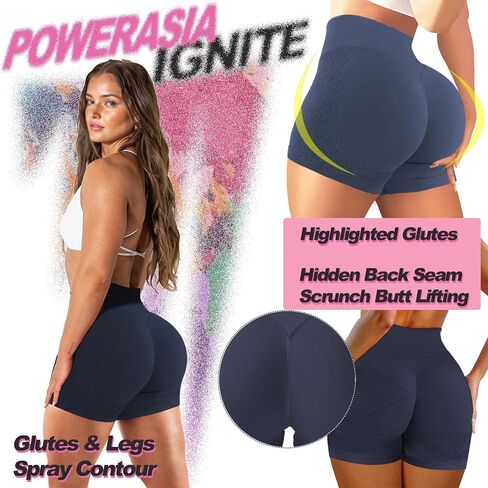 اشتعلت شورتات شورتات شورتات غنيمة راكبي الدراجات الصالحة الرياضية شورتات Scrunch بعقب رفع البطن السيطرة على اليوغا السراويل in Kuwait