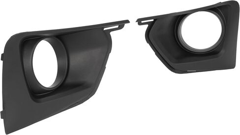 إطار ضوء الضباب Hecasa متوافق مع 2018-2021 Chevrolet Chevy Traverse Black Pumper Driving Lamps Covers Left & Right Side Plastic (PP) in Saudi Arabia