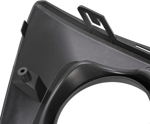 إطار ضوء الضباب Hecasa متوافق مع 2018-2021 Chevrolet Chevy Traverse Black Pumper Driving Lamps Covers Left & Right Side Plastic (PP) in Saudi Arabia