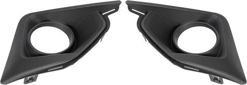 إطار ضوء الضباب Hecasa متوافق مع 2018-2021 Chevrolet Chevy Traverse Black Pumper Driving Lamps Covers Left & Right Side Plastic (PP) in Saudi Arabia