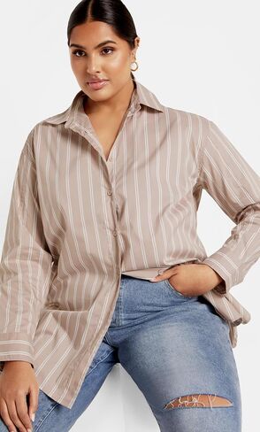 City Chic Women's Plus Size Shirt-Celine in Saudi Arabia