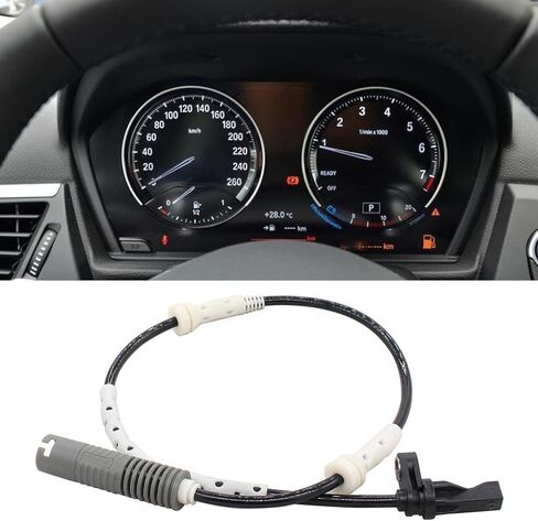 ABS Wheel Speed Sensor, Front Left and Right Anti-Lock Brake Speed Sensor Replacement, OEM 34526870075 34526760424 34526785020, Compatible with 128i 323i 325i 328i in Saudi Arabia