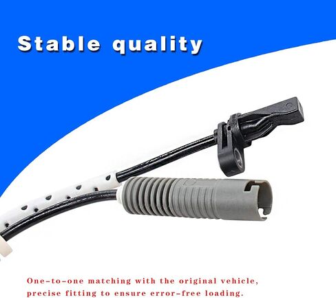 ABS Wheel Speed Sensor, Front Left and Right Anti-Lock Brake Speed Sensor Replacement, OEM 34526870075 34526760424 34526785020, Compatible with 128i 323i 325i 328i in Saudi Arabia