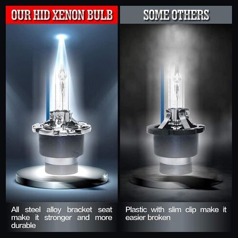 Sinoparcel D2S 6000K 55W Xenon HID Headlight Bulbs 66240 85122UB 66040 High Low Beam Replacement Lights - Pack of 2 in Saudi Arabia