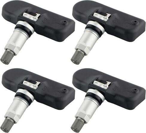 Qty (4) استشعار ضغط الإطارات Boxi TPMS 433 ميجا هرتز للفترة 2008-2013 لكرايسلر 200/300/سيبرينغ/تاون وبلد ، لدودج أفنغر/العالي/الكبرى كارافان/جونري/شاحن/ماغنوم 56053031AD 56053030 (4 حزم) in Saudi Arabia