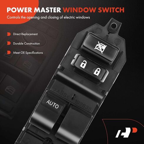 A-Premium Master Power Window Switch Compatible with Toyota Camry 2007-2009, Tacoma 2012-2015, Yaris 2007-2015, Front Left Driver Side, Replace# 8482006070, 8482006071 in Saudi Arabia
