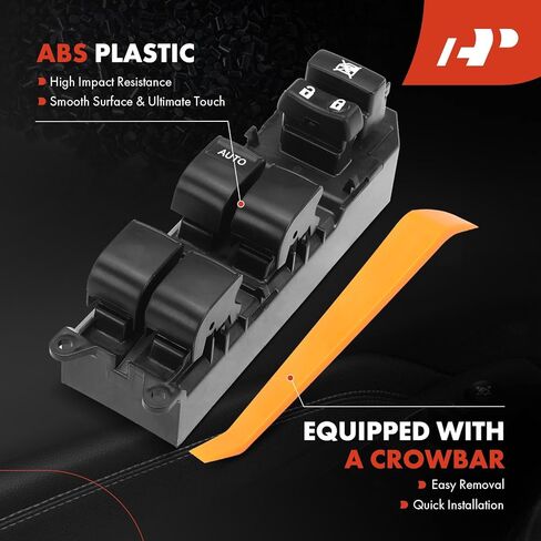 A-Premium Master Power Window Switch Compatible with Toyota Camry 2007-2009, Tacoma 2012-2015, Yaris 2007-2015, Front Left Driver Side, Replace# 8482006070, 8482006071 in Saudi Arabia