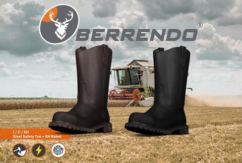 160-10 "Wellington Steel Toe Work Boots للرجال-أحذية السلامة-الخطر الكهربائي والزيت والانزلاق مقاوم in Saudi Arabia