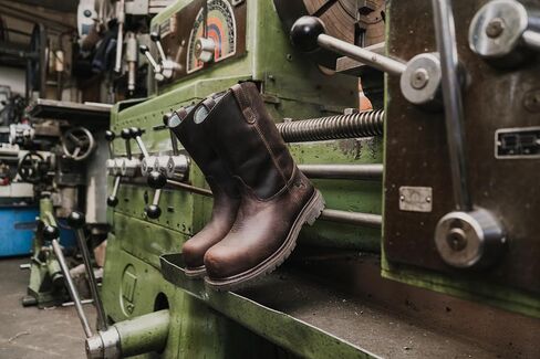160-10 "Wellington Steel Toe Work Boots للرجال-أحذية السلامة-الخطر الكهربائي والزيت والانزلاق مقاوم in Saudi Arabia